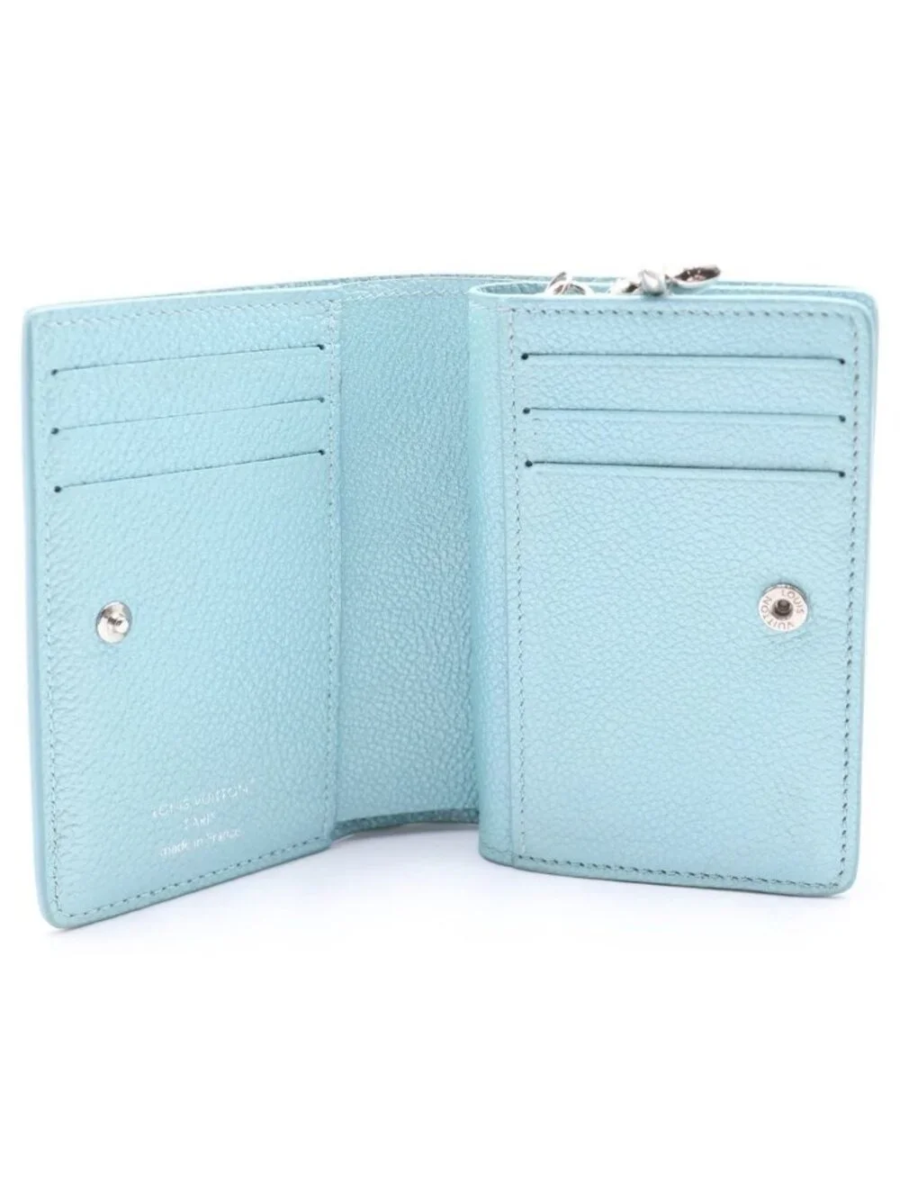 Louis Vuitton Monogram Empreinte Portefeuille Clair Leather Compact Wallet